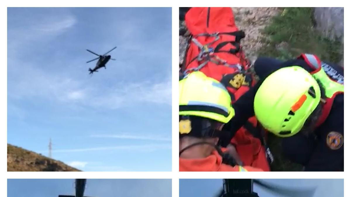 Rescatan en helicóptero a un excursionista tras padecer un infarto en ...