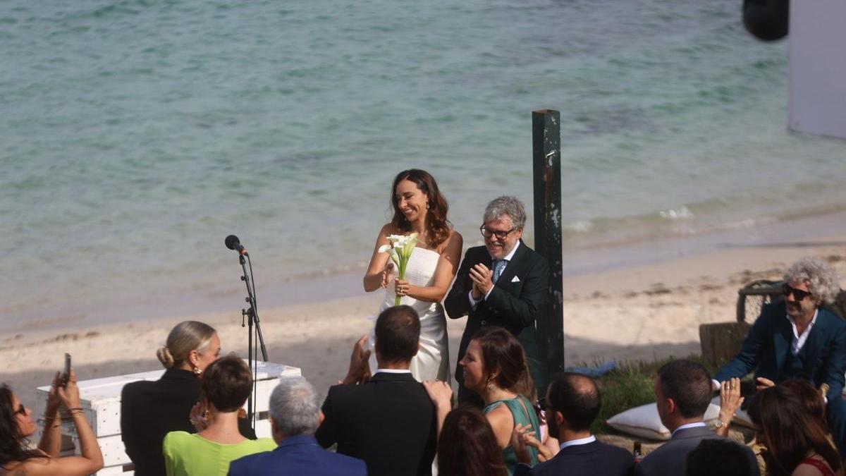 Momento de la boda del cantante Iván Ferreiro