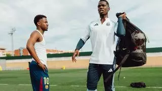 Ansu Fati vuelve a vestirse de azulgrana con un invitado inesperado