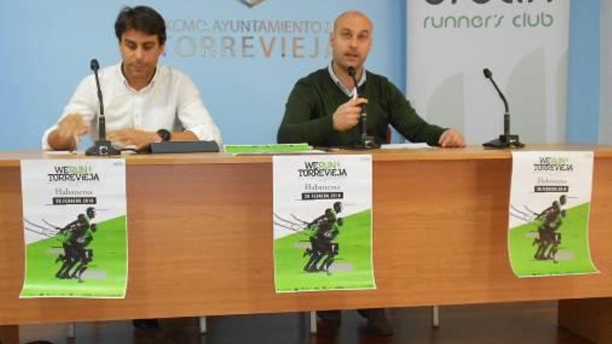 Pablo Samper y José Antonio Espinosa, ayer, en la presentación.