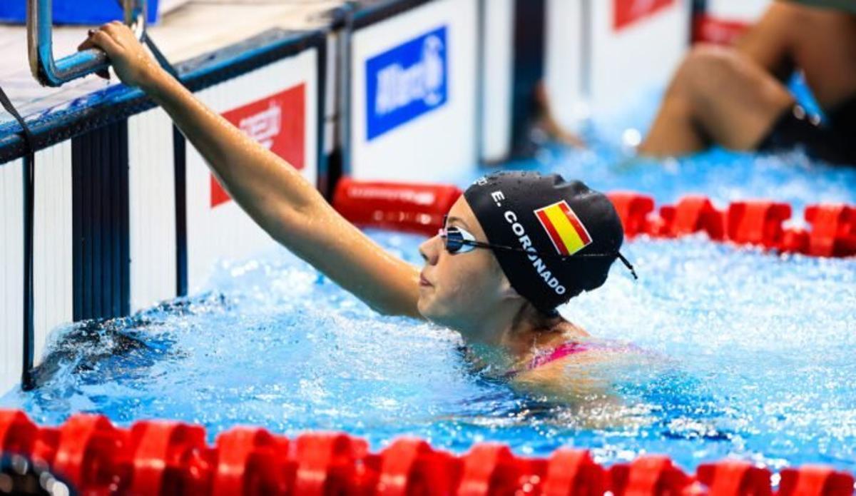 Eva Coronado durante el Mundial de Londres en 2019.