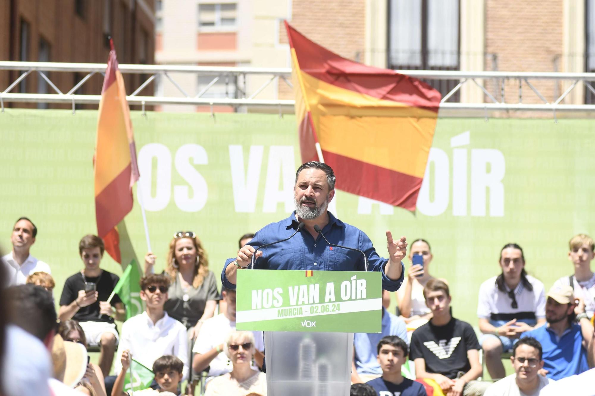 Acto de Santiago Abascal y Jorge Buxadé en Murcia