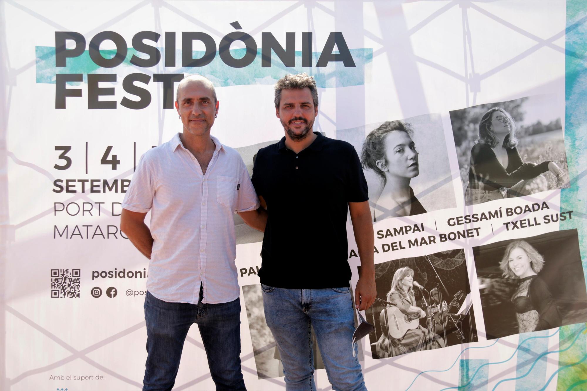 Los directores del Posidònia Fest, David Mullor y Carlos Moreno.