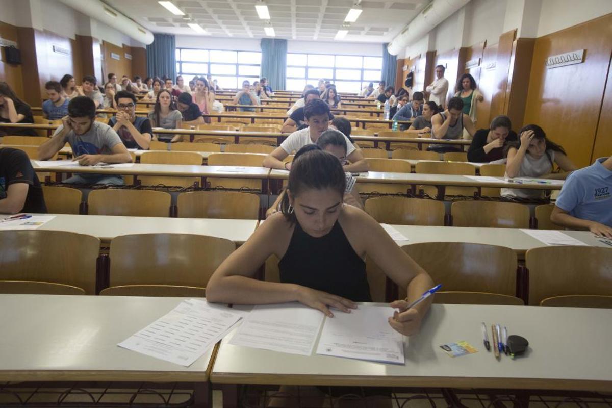 Los alumnos hacen los exámenes Los alumnos hacen los exámenes