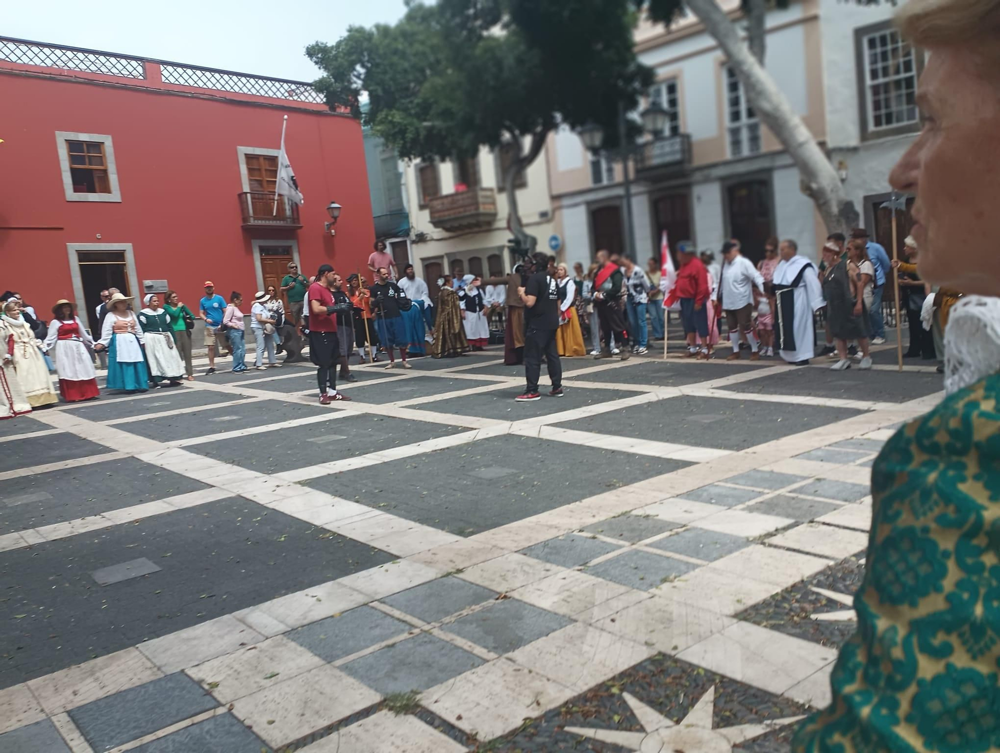 Viaje en el tiempo escenificado a la cuna de las 3 Palmas en Vegueta