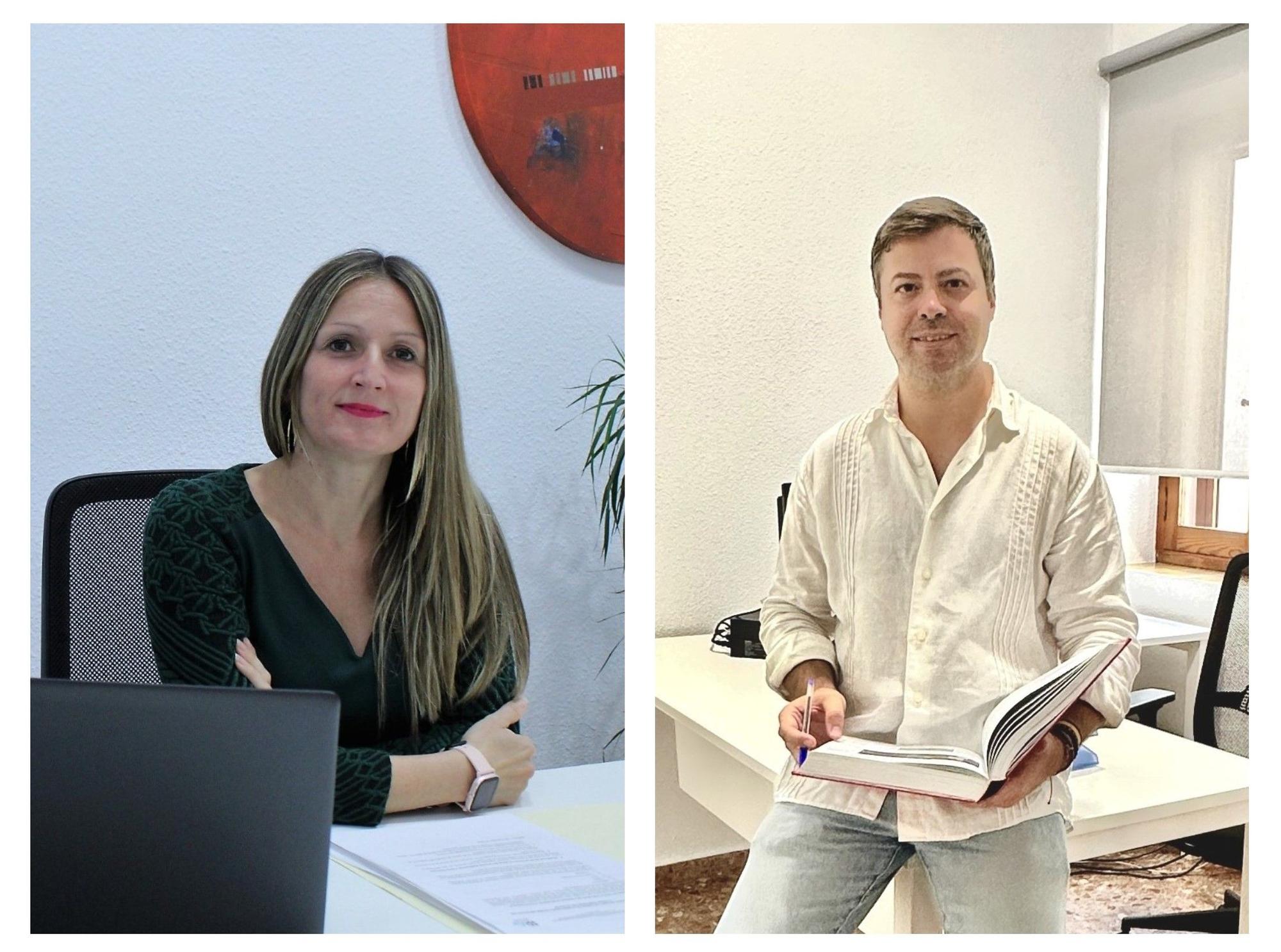 A la izquierda Ana Morell y a la derecha Germán Salazar.