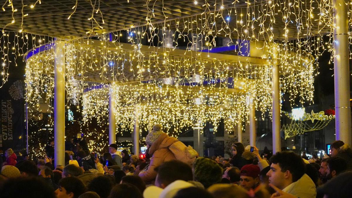 Encendido de las luces de Navidad en Zamora 2025.