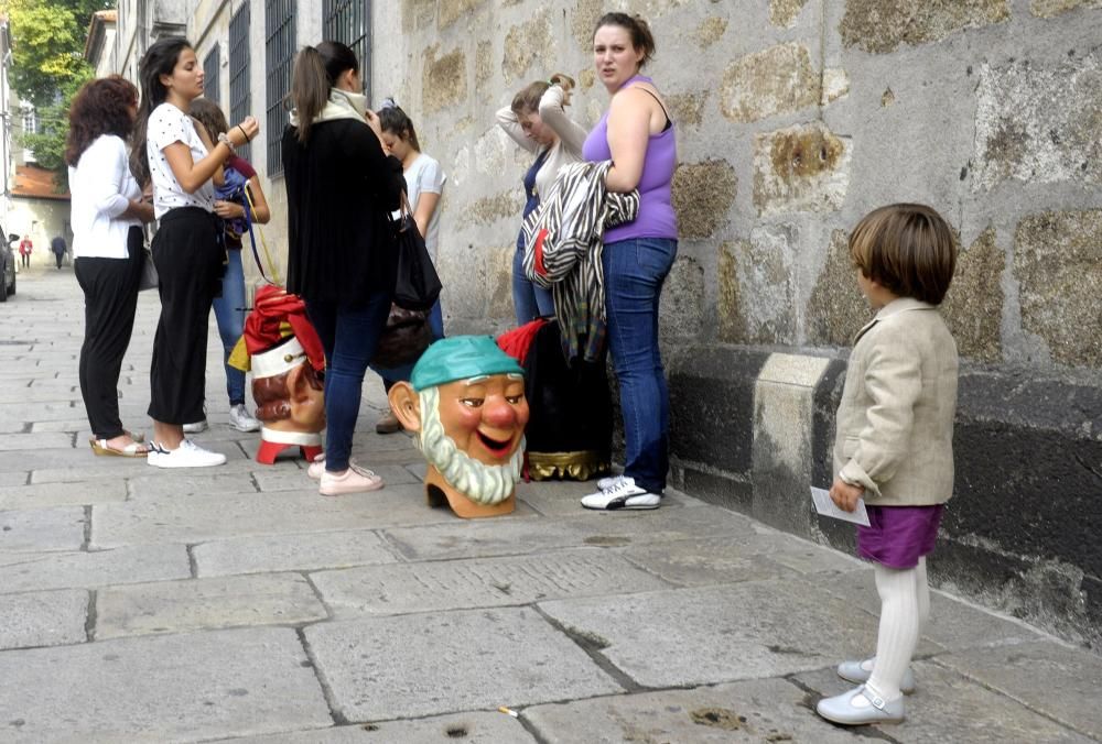 Ofrenda a la virgen del Rosario