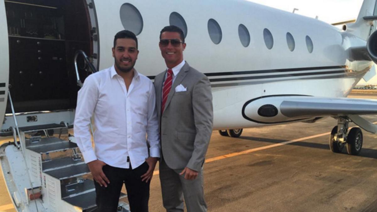 CR7 viajó a Marrakech con su jet privado