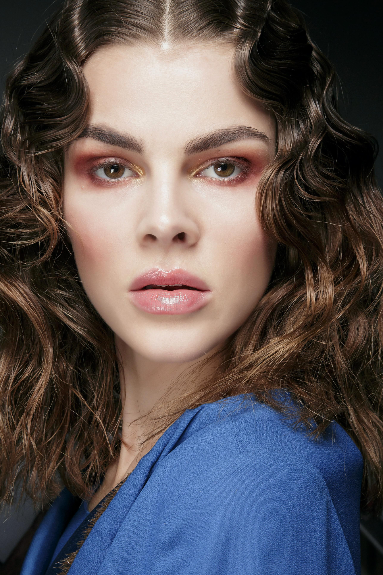Maquillaje del desfile de Aigner