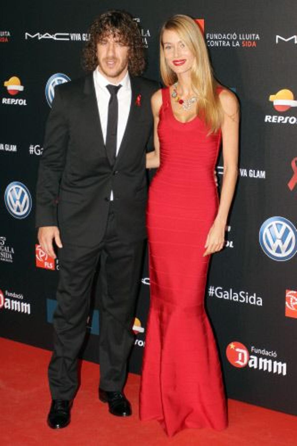 Vanessa Lorenzo y Carles Puyol