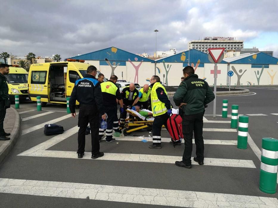 Un corredor recuperado de una parada cardiorrespiratoria en el Muelle Santa Catalina