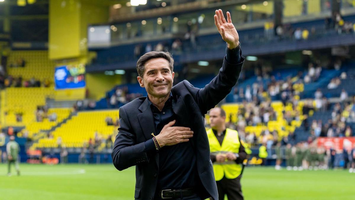El Villarreal homenajeará a Marcelino en la última jornada ante el Atlético en la fiesta de celebración de la Champions