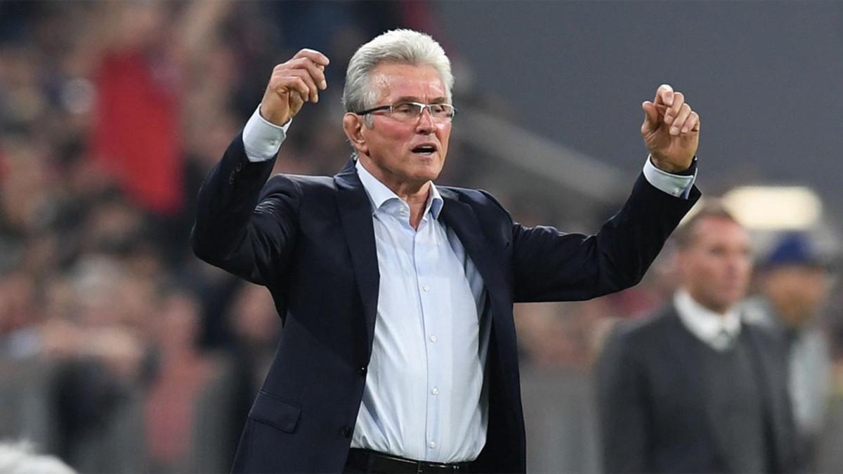 El veterano Jupp Heynckes no baja su nivel de exigencia