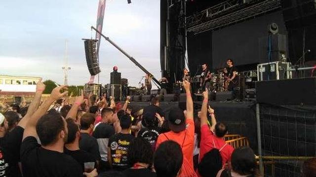 El público disfruta de uno de los conciertos del festival.