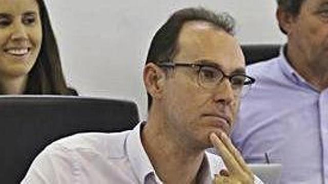 Jacobo Varela, en un pleno del Ayuntamiento.