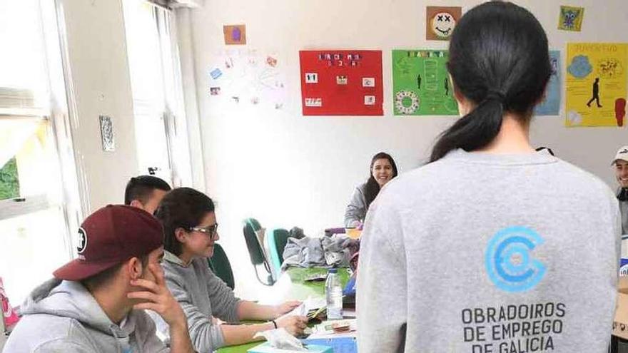 Un taller de empleo juvenil de la Xunta.