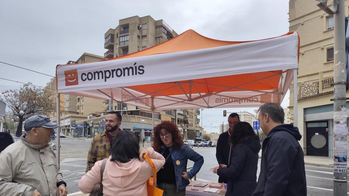 Compromís continúa en Playa de San Juan con su consulta ciudadana sobre el Plan General de Alicante