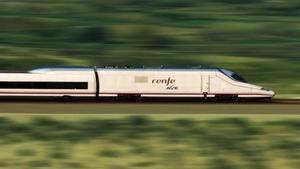 Un tren de alta velocidad de Renfe
