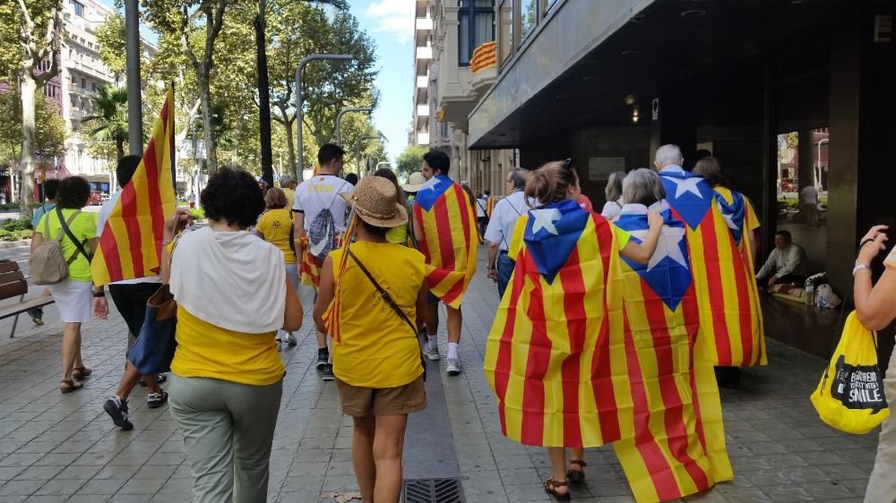 Concentració per la Diada 2017 a Barcelona