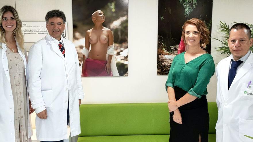 Equipo Médico de Oncología  de Hospitales Universitarios San Roque y la fotógrafa Elizabeth Amador. | |