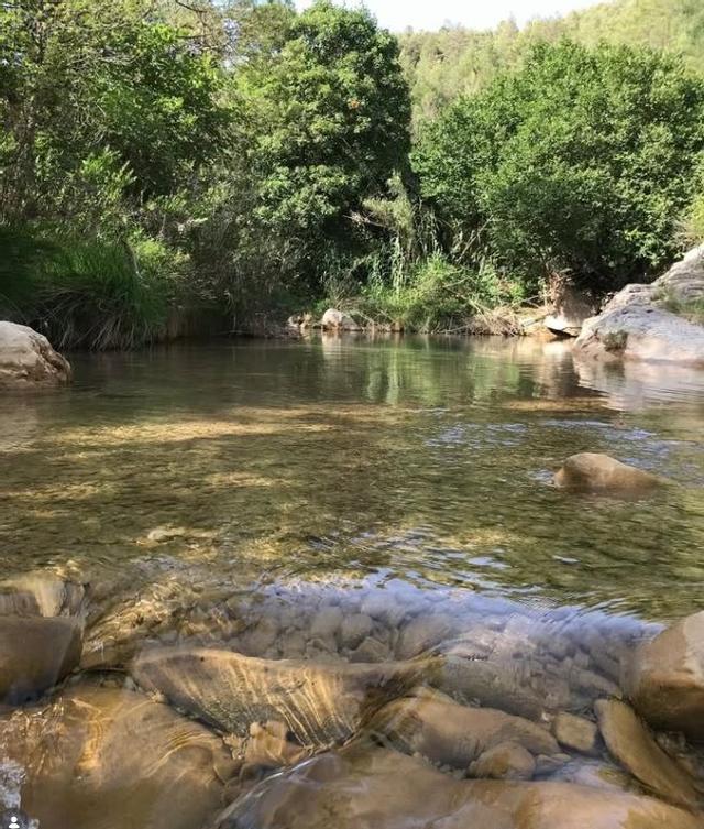 Un dels espais naturals de bany del Solson`se