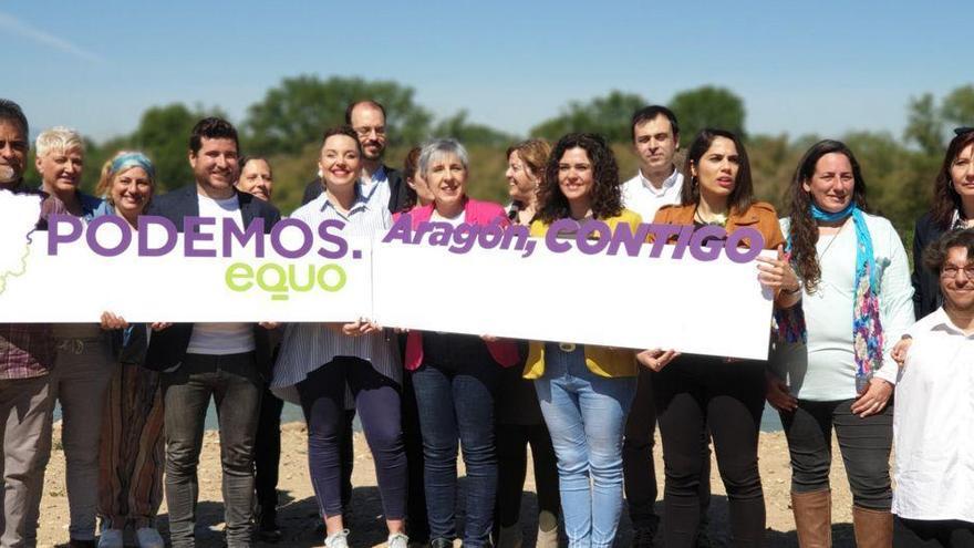 &quot;Aragón contigo&quot;, lema de Podemos-Equo en las elecciones autonómicas del 26M