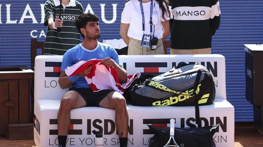 Alcaraz se retira del Barcelona Open
