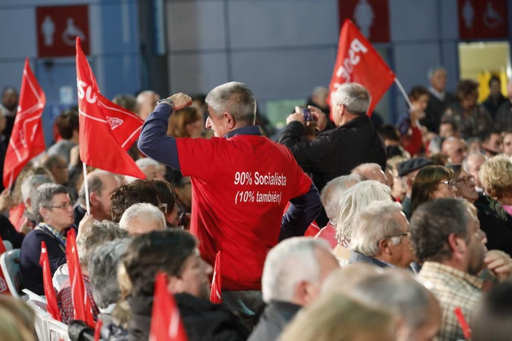 Mitin de Pedro Sánchez en Gijón