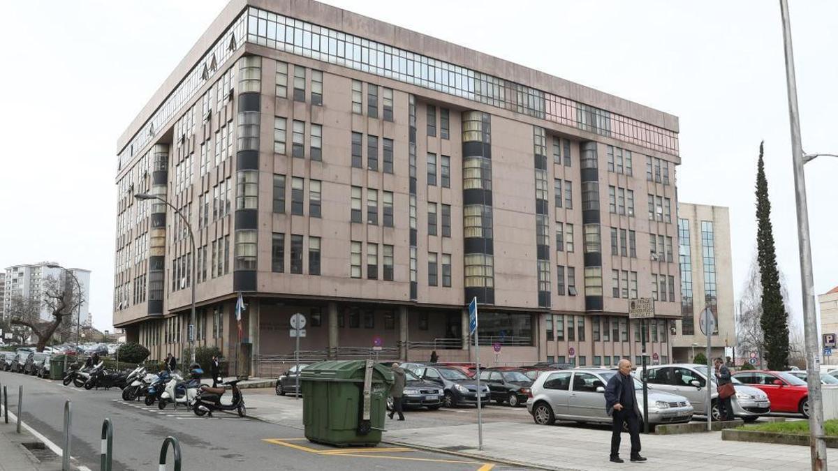 El edificio judicial de Vigo.