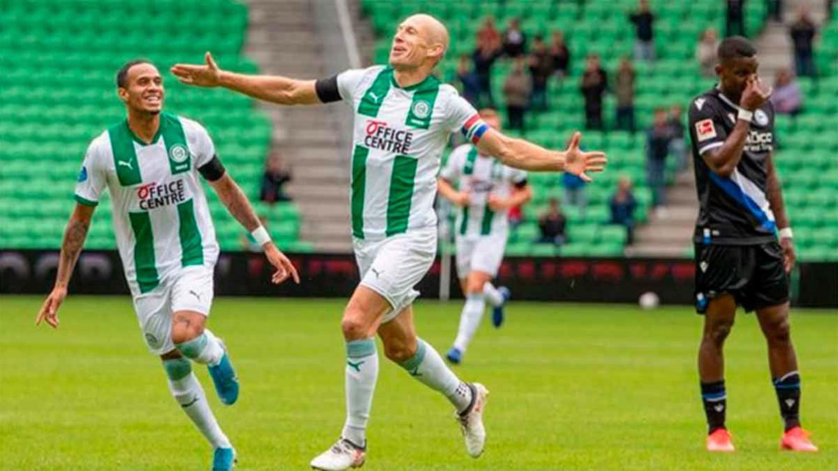 Robben vuelve a marcar con el Groningen 18 años después