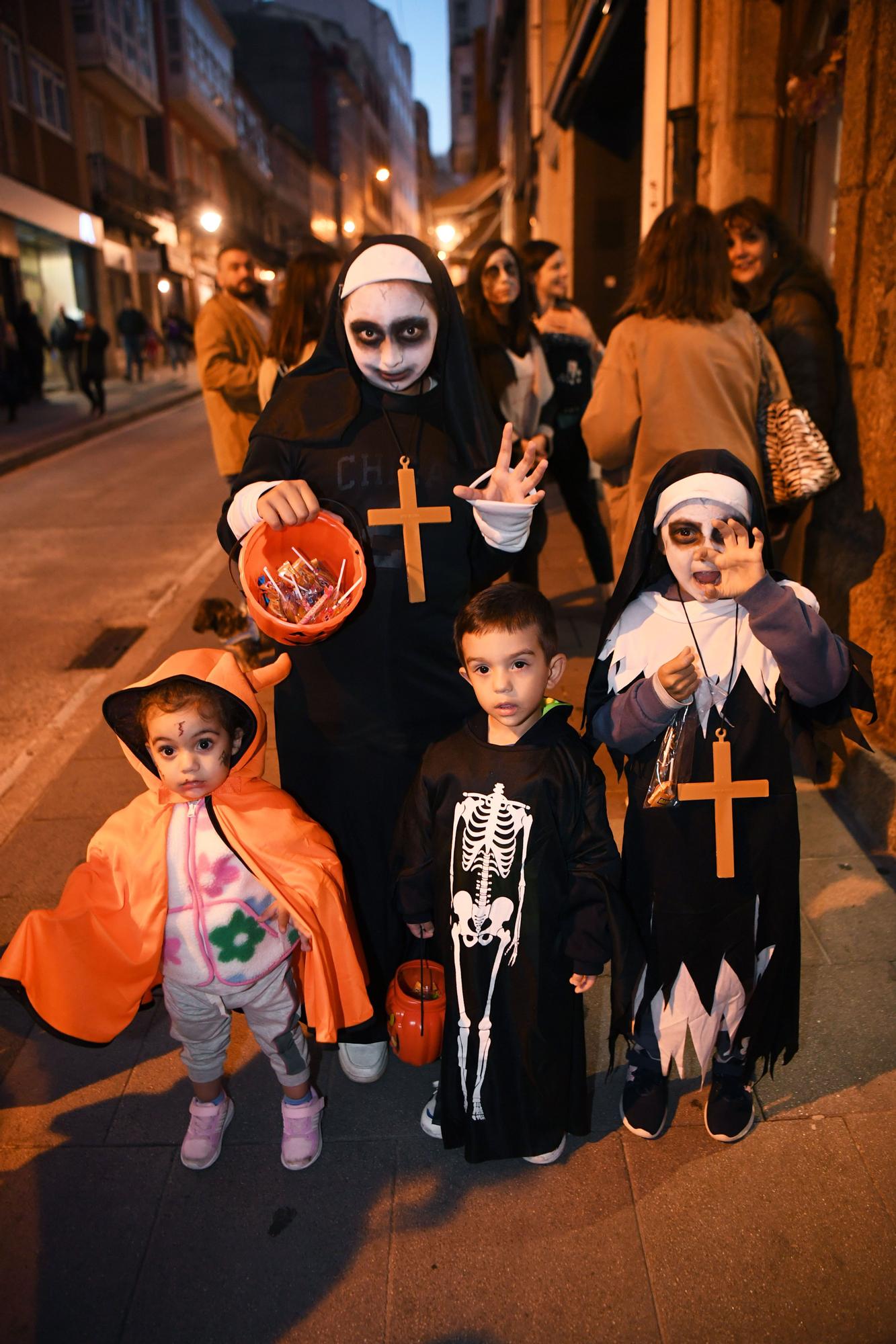 'Truco o trato' en la calle de la Torre