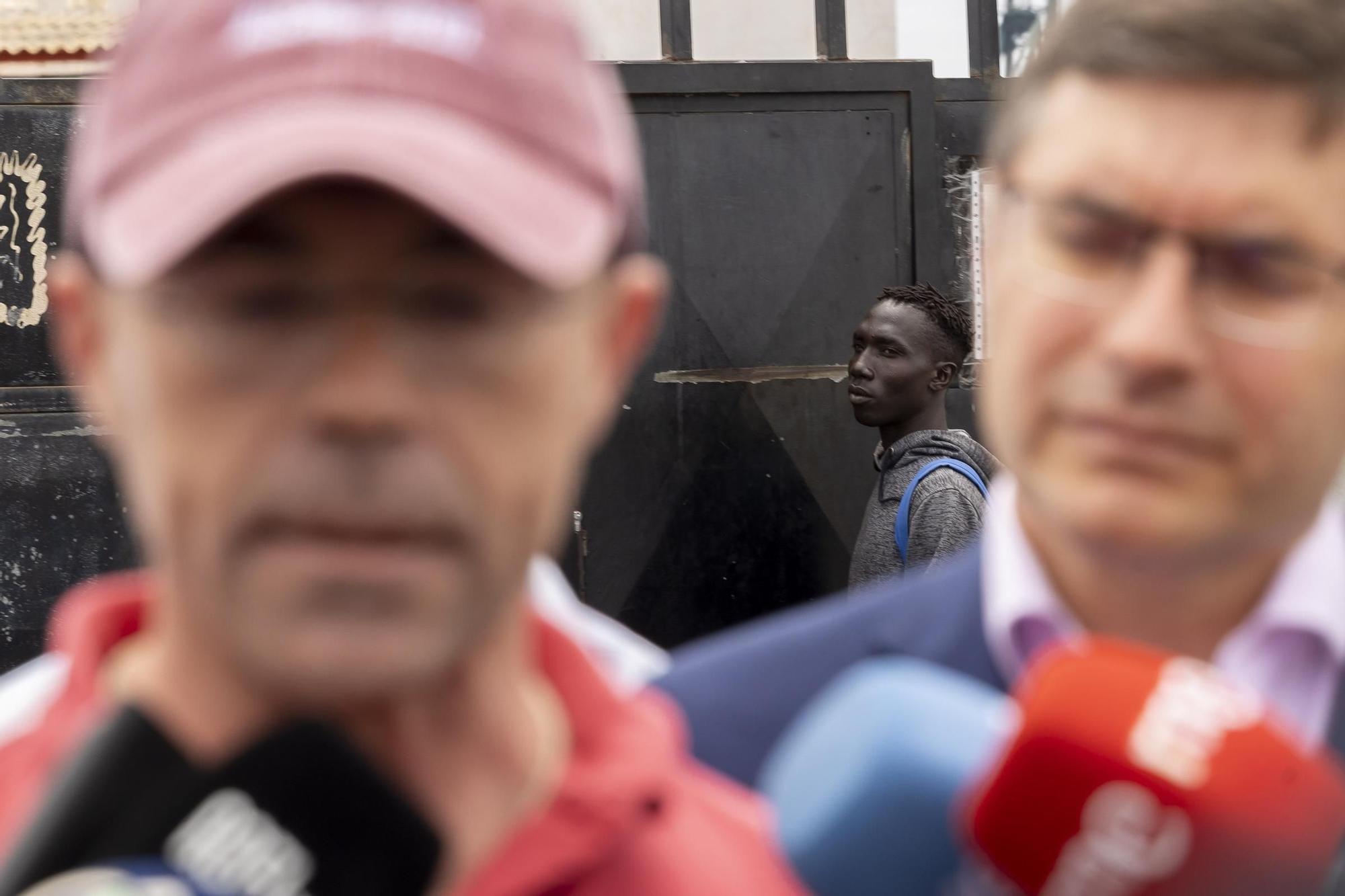 El cabeza de lista de Vox a las elecciones europeas, Jorge Buxadé, visita Las Palmas de Gran Canaria