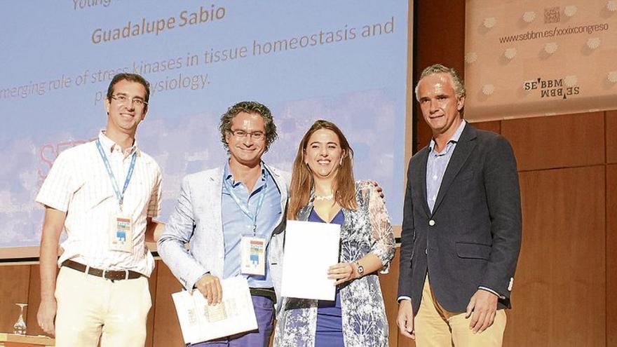 La investigadora extremeña Guadalupe Sabio, Premio joven investigador Sebbm-Biotools