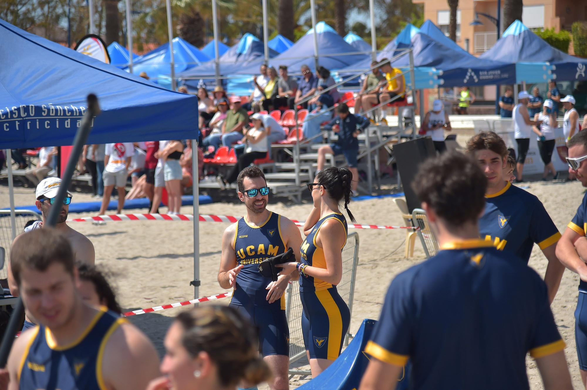 Así ha sido el campeonato de piragüismo Interuniversidad Playa Barnuevo en San Pedro