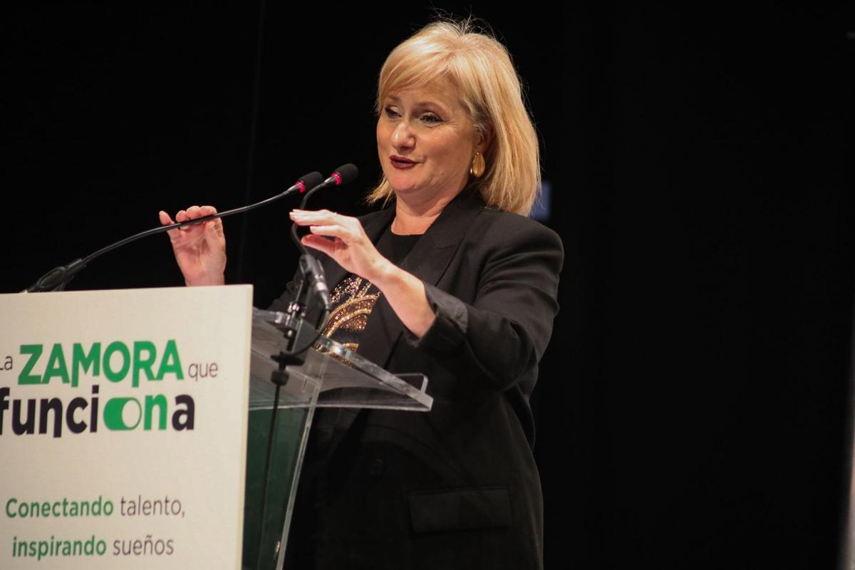 Leticia García, consejera de Insutria, Comercio y Empleo en funciones.