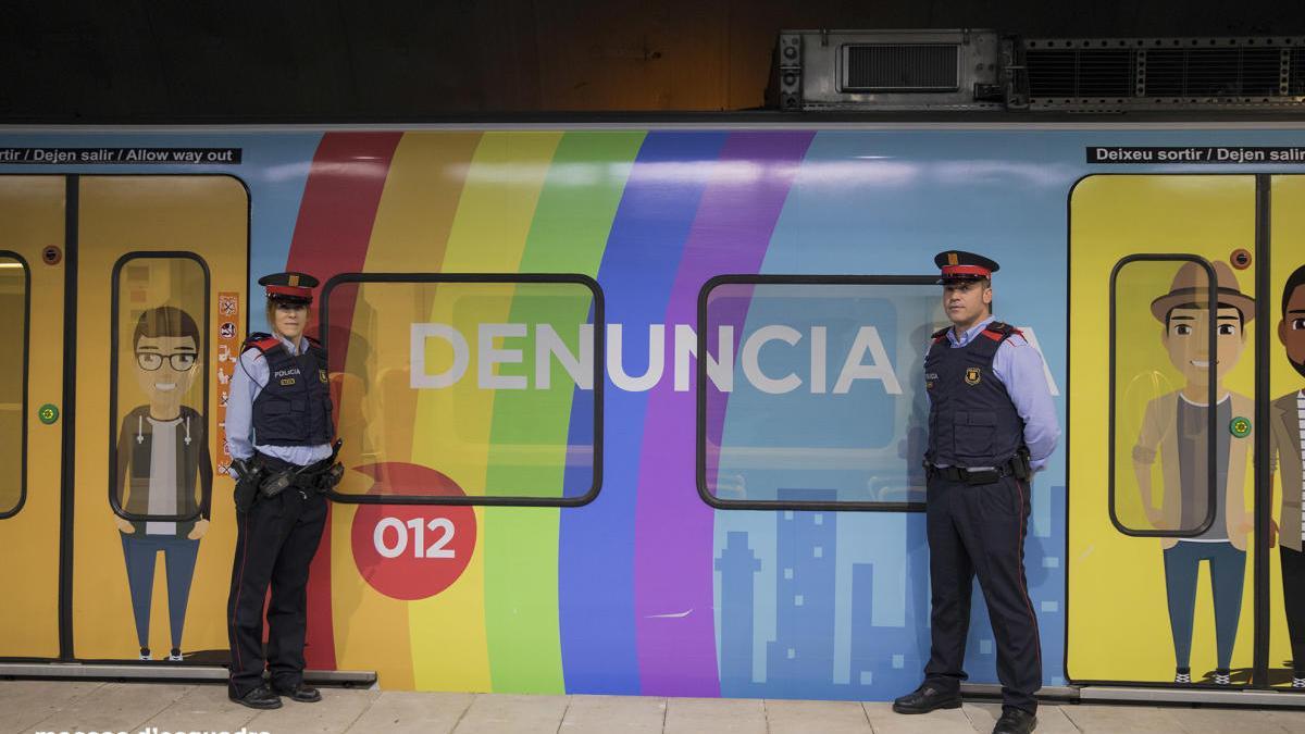 Imatge promocional de la campanya de Mossos d&#039;Esquadra &quot;Nosaltres t&#039;escoltem&quot;.