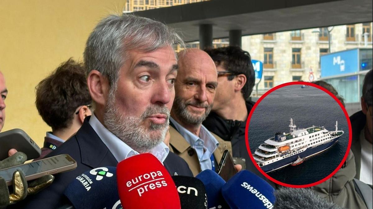 Clavijo critica la “descoordinación” del Gobierno con el crucero con hantavirus “Genera desconfianza e inseguridad en la población”