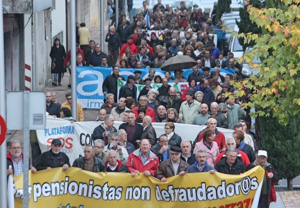 Cuando los abuelos salieron a la calle en Galicia