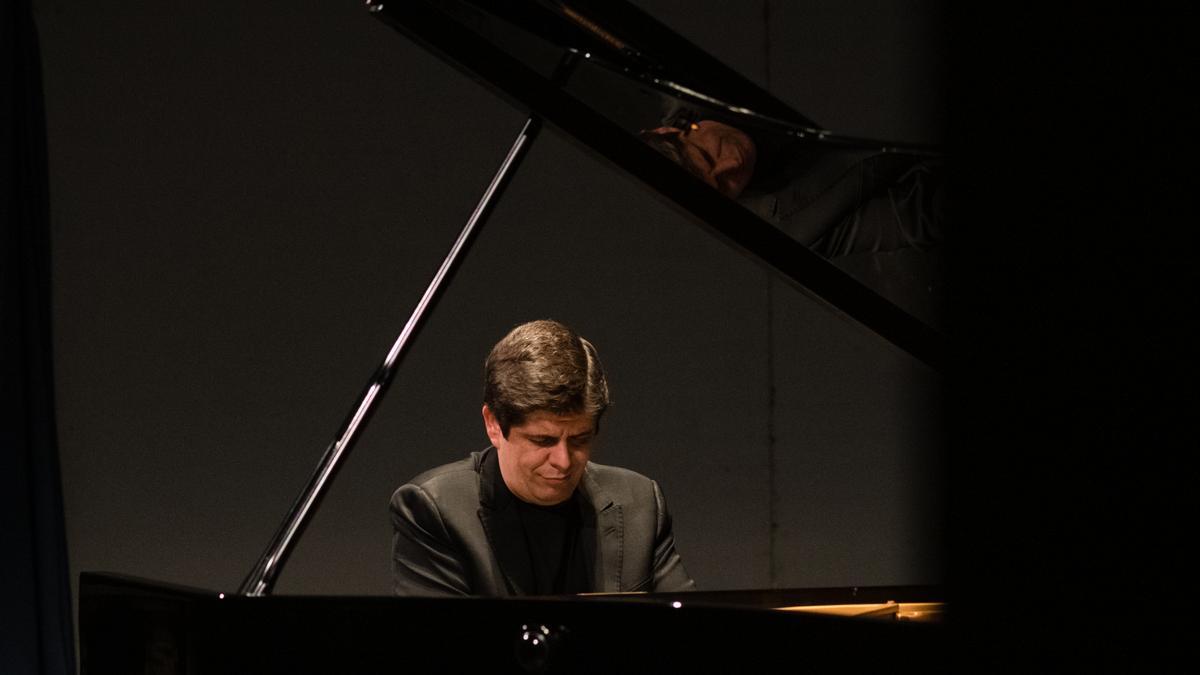 Javier Perianes, durante el concierto celebrado en Alicante