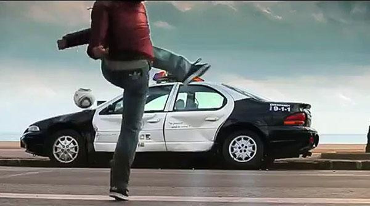El vídeo publicitari que David Villa va rodar per al videojoc ’Need for speed’.