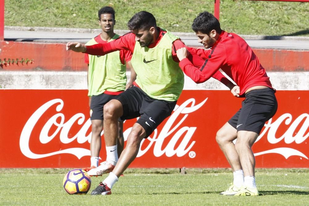 Entrenamiento del Sporting