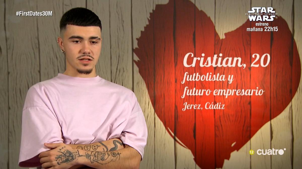 Cristian en 'First Dates'