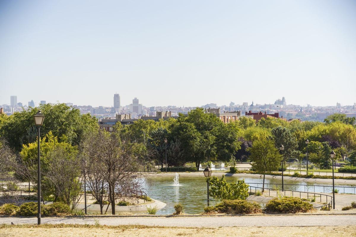 Vistas desde el Parque de la Cuña Verde de Latina