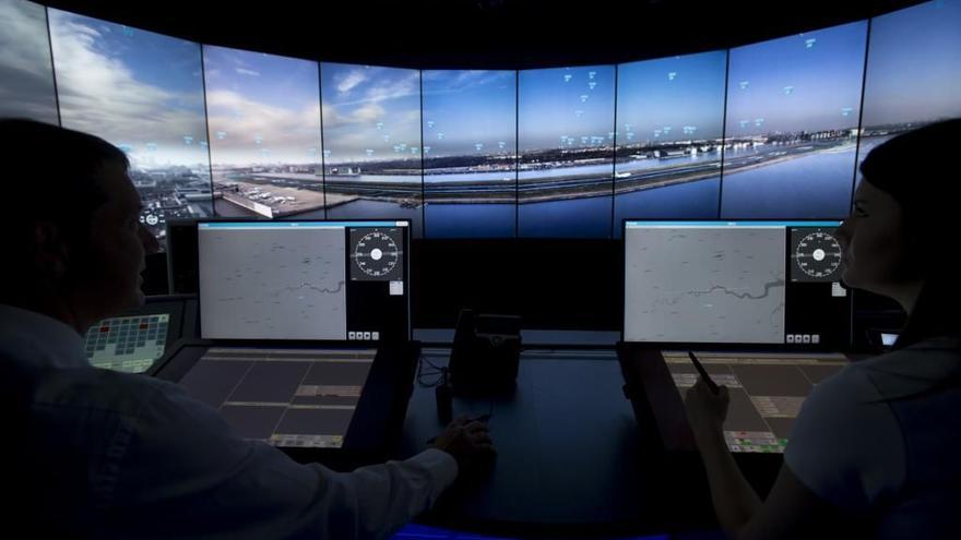 Imágenes de la torre remota de London City similar a la que se instalará en Peinador