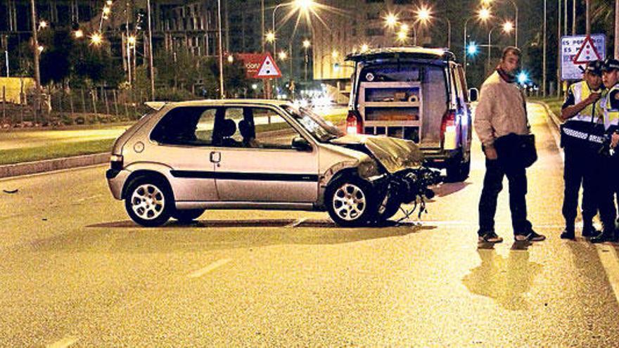 Accidente de tráfico en Palma