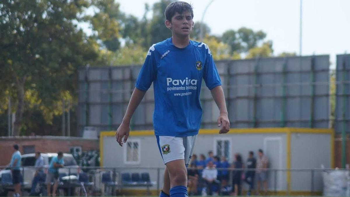 Gerard Martín, en un partido con el Sant Gabriel.