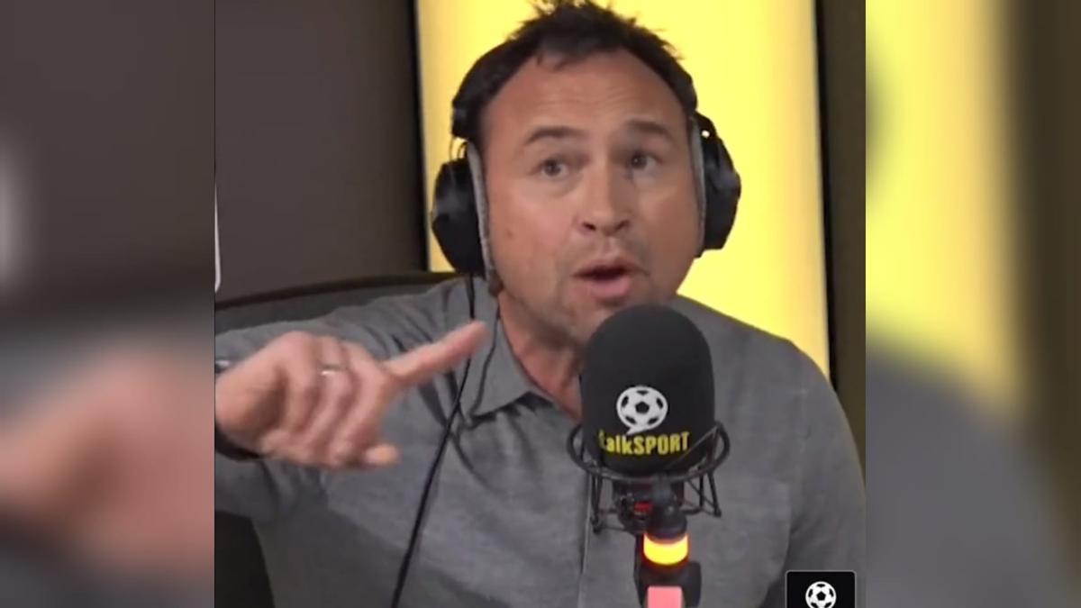 Jason Cundy, durante su desafortunada intervención desacreditando al Villarreal