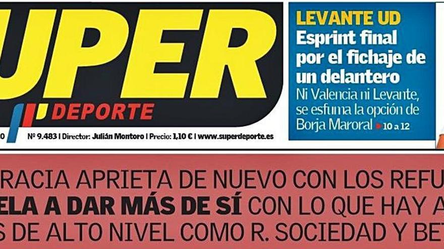 Esta es la portada de SUPER de este martes