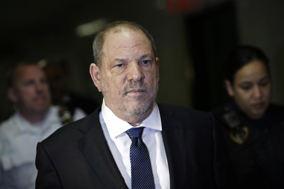 FILE - In this Oct  11  2018 file photo  Harvey Weinstein enters State Supreme Court in New York  Weinstein was accused in a civil court filing Wednesday  Oct  31  of forcing a 16-year-old Polish model to touch his penis  subjecting her to years of harassment and emotional abuse and blocking her from a successful acting career as payback for refusing his advances   AP Photo Mark Lennihan  File